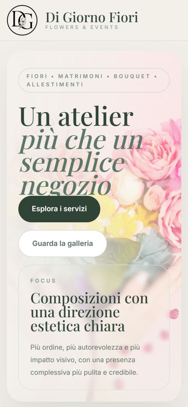 Di Giorno Fiori su smartphone