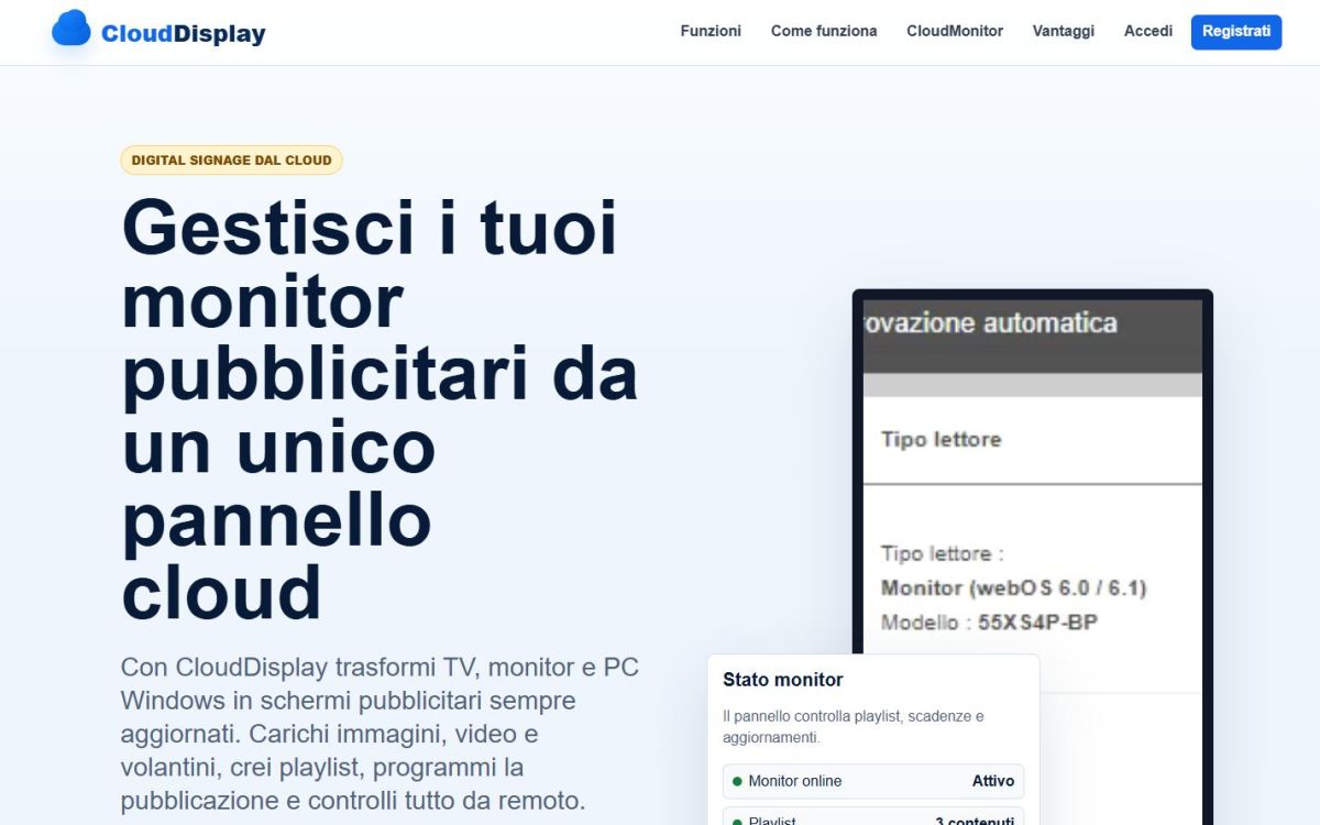 CloudDisplay — Digital signage in cloud
