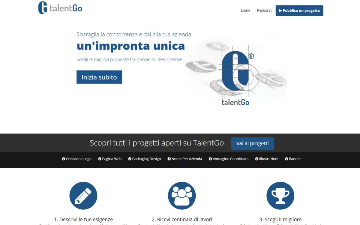 TalentGo — Marketplace creativo