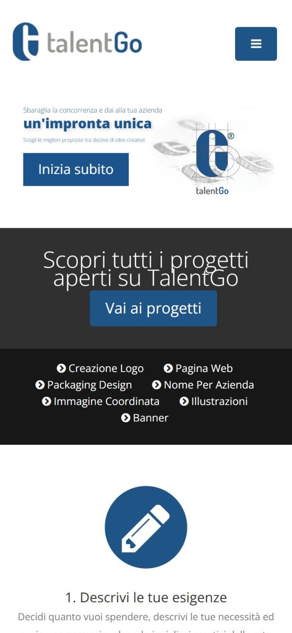 TalentGo su smartphone